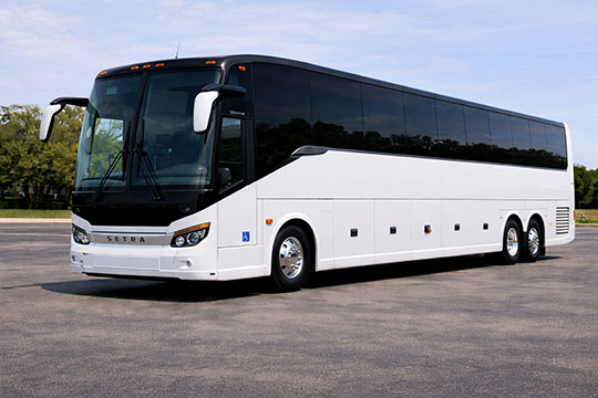 56-passenger charter bus available for charter in Social Circle, GA